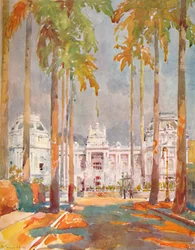 Guanabaran palatsi. - Presidentti marsalkka Hermes da Fonsecan asuinpaikka, 1914