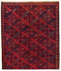 Puolet Ersari turkomaanisesta matosta, c1700
