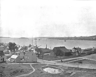 Halifax Harbour, Nova Scotia, Dartmouthista, Kanadasta, 1900.