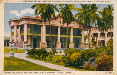 Hamburg American Line Office Cristobalissa, Canal Zone, 1920-luku