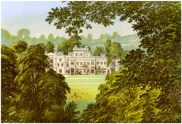 Hampton Court, Herefordshire, Arkwrightin perheen koti, 1880