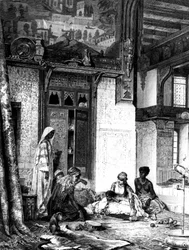 Haaremi kalifikartanossa, 1880