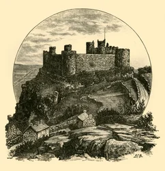 Harlechin linna, 1898.