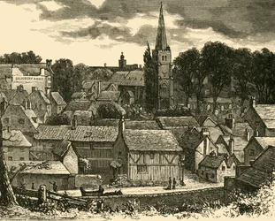Hatfield rautatieasemalta, 1898.