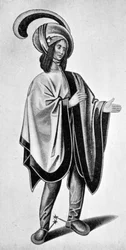 Päähine, 1400-luvun loppu - 1500-luvun alku, 1910