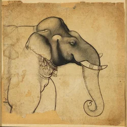 Elefantin pää, 1700-1710