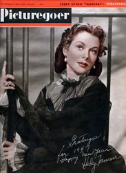 Hedy Lamarr 1914-2000, itävaltalaissyntyinen amerikkalainen näyttelijä, 1946