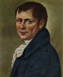 Heinrich von Kleist 1777-1811. - Graffin maalaus, 1934.