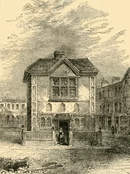 Hickss Hall noin 1750, c1872.