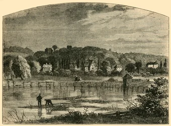 Highgate Ponds, c1876.