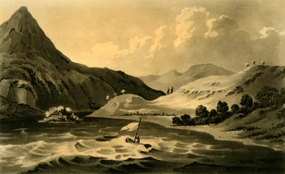 Binionin kukkula järvestä, 1802.