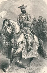 Hänen korkeutensa Gwaliorin maharadža, 1896.