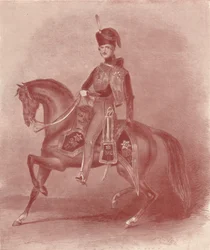 Hänen kuninkaallinen korkeutensa prinssi Albert, 11. husaarien eversti, 1800-luku, 1909