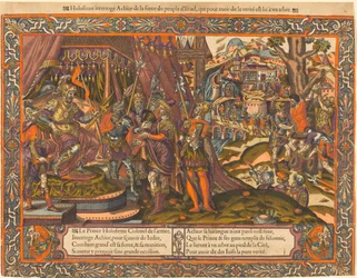 Holofernes Interrogating Achior, n. 1575.
