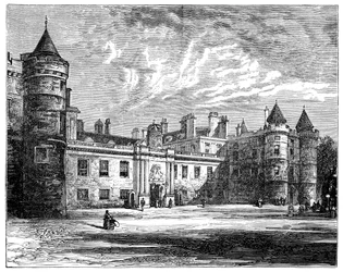 Holyroodin palatsi, Edinburgh, 1900