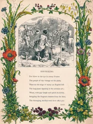 Hop-Picking, c1900