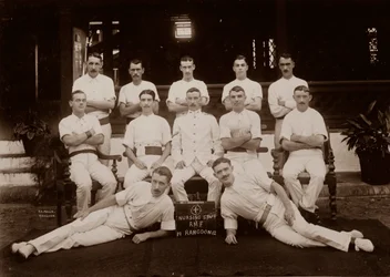 1st Royal Munster Fusiliersin sairaalajärjestäjät, Rangoon, Burma, 1913