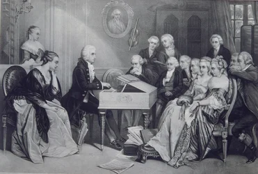 Talokonsertti Mozartin perheessä Wienissä, 1800-luku