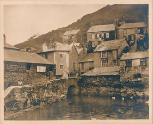 House On Props - Polperro, 1927