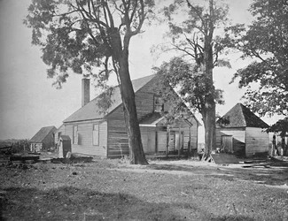 Talo, jossa Stonewall Jackson kuoli, Richmond, Virginia, 1897.