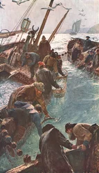 How We Caught the Pilchards, 1895, c1902.