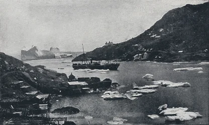 Jäävuoret St. Johns Harbourissa, 1924
