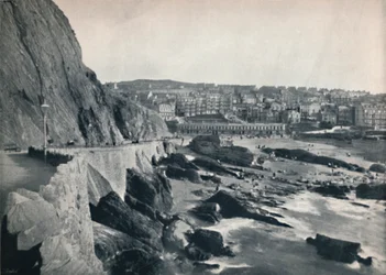 Ilfracombe - Yleinen näkymä, näytetään Capstone Parade, 1895