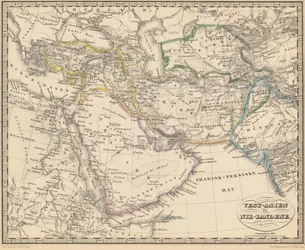 Kuvat haulla Atlas over the Jordens Dele of ukjent forfatter og utgitt av Chr. Steen & Søn (Kjøbenhavn, 1857)