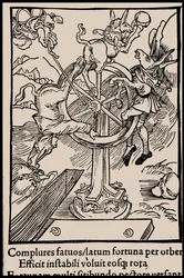 Kuvitus Sebastian Brantin kirjaan Hullujen laiva, 1497.