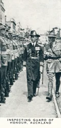 Inspecting Guard of Honour, Auckland, 1927 1937