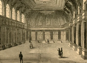 Drapers Hallin sisustus, 1897.