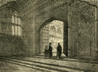 Henrik VII:n kappelin sisustus, 1881.