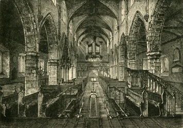 Londonderryn katedraalin sisustus, 1898.