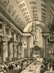 Egyptiläisen salin sisustus, 1897.
