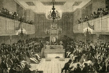 Alahuoneen sisustus, 1834, 1881.