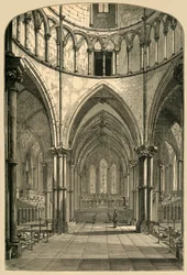 Temppelikirkon sisätilat, 1870, 1897.