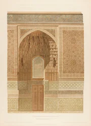 Sisäkuva Gur-e Amirista Samarkandissa. Samarkandin moskeijoista, 1905.