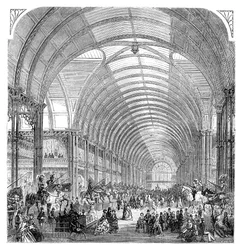 Sisäkuva Manchester-näyttelystä, 1857, 1800-luvun loppu