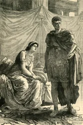 Octavianuksen ja Kleopatran haastattelu, 1890.