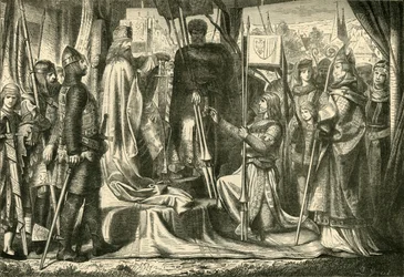 Henry Jasomirgottin asettaminen Itävallan ensimmäiseksi herttuaksi, 1156, 1890.