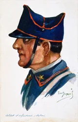 Italialainen jalkaväen sotilas, 1914-1918