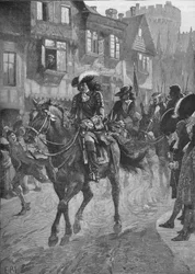 James II saapui Dubliniin Boynen taistelun jälkeen, 1690 1905