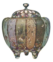 Japanilainen suitsuke - Cloisonné ware, 1914.