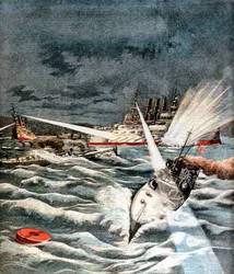 Japanilaiset torpedoveneet yllätyshyökkäyksessä, Venäjän ja Japanin sota, 1904