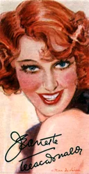 Jeanette MacDonald, 1903-1965, laulaja ja näyttelijä, 1900-luku