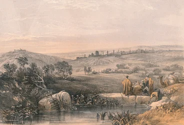 Jerusalem pohjoisesta, 1855.