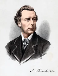 Joseph Chamberlain, brittiläinen poliitikko, 1880.