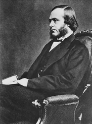 Joseph Lister, englantilainen kirurgi ja antiseptisen kirurgian pioneeri, 1867