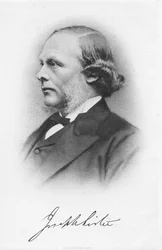 Joseph Lister, englantilainen kirurgi ja antiseptisen kirurgian pioneeri, 1877