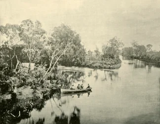Glengarry & Thompson Riversin risteys, Victoria, 1901.